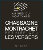 M. Picard Au Pied du Mont Chauve Chassagne Montrachet Les Vergers 2014 Front Label