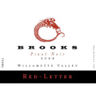 Brooks Red Letter Pinot Noir 2008 Front Label