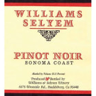 Williams Selyem Sonoma Coast Pinot Noir 2013 Front Label