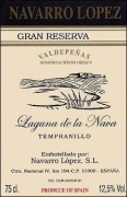 Navarro Lopez Laguna de la Nava Gran Reserva 2010 Front Label