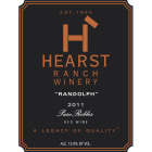 Hearst Ranch Randolph 2011 Front Label