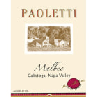 Paoletti Malbec 2012 Front Label