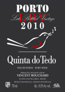 Quinta do Tedo Late Bottled Vintage Porto 2010 Front Label