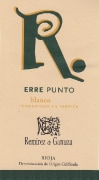 Bodegas Fernando Remirez de Ganuza R. Erre Punto Blanco 2011 Front Label