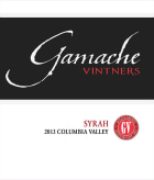 Gamache Vintners Estate Syrah 2013 Front Label