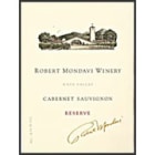 Robert Mondavi Reserve Cabernet Sauvignon 2004 Front Label