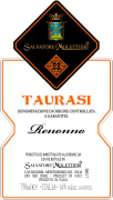 Salvatore Molettieri Taurasi Renonno 2010 Front Label