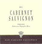 San Fabiano Calcinaia Cabernet Sauvignon 2011 Front Label