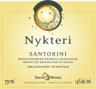 Santo Santorini Nykteri 2015 Front Label