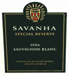 Savanha Special Reserve Sauvignon Blanc 2006 Front Label