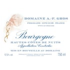 Domaine A.F. Gros Bourgogne Hautes Cotes de Nuits 2012 Front Label