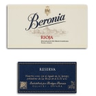 Bodegas Beronia Rioja Reserva 2011 Front Label