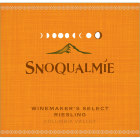 Snoqualmie Winemaker's Select Riesling 2014 Front Label