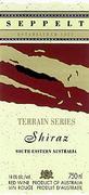 Seppelt Terrain Shiraz 1997 Front Label