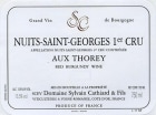 Sylvain Cathiard Nuits-Saint-Georges Aux Thorey Premier Cru 2012 Front Label
