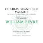 William Fevre Chablis Valmur Domaine Grand Cru 2014 Front Label