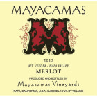 Mayacamas Merlot 2012 Front Label