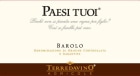 Terre Da Vino Barolo Paesi Tuoi 2011 Front Label