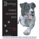 Dunham Cellars Three Legged Red 2014 Front Label
