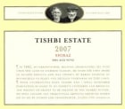 Tishbi Shiraz 2007 Front Label