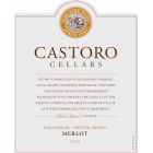 Castoro Cellars Merlot 2012 Front Label