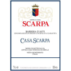 Scarpa Casa Scarpa Barbera d'Asti 2012 Front Label