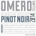 Omero Cellars Ribbon Ridge Pinot Noir 2014 Front Label