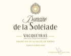 Vigerons de Caractere Vacqueyras Domaine de la Soleiade 2014 Front Label