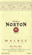 Bodega Norton Malbec 1997 Front Label