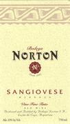 Bodega Norton Sangiovese 1997 Front Label