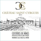 Chateau Saint-Cyrgues Costieres de Nimes Blanc 2015 Front Label