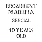 Broadbent 10 Years Old Sercial Madeira Front Label