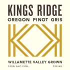 Kings Ridge Pinot Gris 2015 Front Label