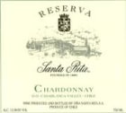 Santa Rita Reserva Chardonnay 1998 Front Label