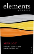 Elements by Artesa Merlot 2010 Front Label