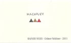 Rainer Wess Wachauer Gruner Veltliner 2011 Front Label