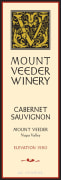 Mount Veeder Winery Elevation 1550 Cabernet Sauvignon 2013 Front Label