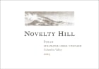 Novelty Hill Stillwater Creek Vineyard Syrah 2013 Front Label