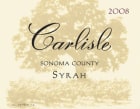 Carlisle Sonoma County Syrah 2008 Front Label