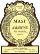 Masi Classico Amarone 1996 Front Label