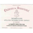 Chateau de Beaucastel Chateauneuf-du-Pape 1998 Front Label