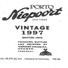 Niepoort Vintage Port (375ML half-bottle) 1997 Front Label