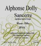 Alphonse Dolly Sancerre Cuvee Silex 2014 Front Label