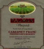 Palmer Cabernet Franc 1997 Front Label