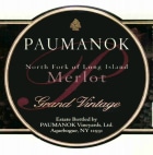 Paumanok Grand Vintage Merlot 2013 Front Label