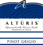 Azienda Agricola Alturis Venezia Giulia Pinot Grigio 2012 Front Label