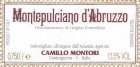 Azienda Agricola Camillo Montori Montepulciano d'Abruzzo 2012 Front Label