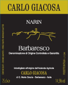 Carlo Giacosa Barbaresco Narin 2011 Front Label