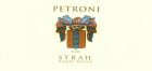 Petroni Vineyards Syrah 2009 Front Label