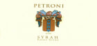 Petroni Vineyards Syrah 2007 Front Label